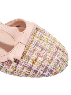 Online Retro Stage Woolen Buckle Heels Mary Jane Shoes