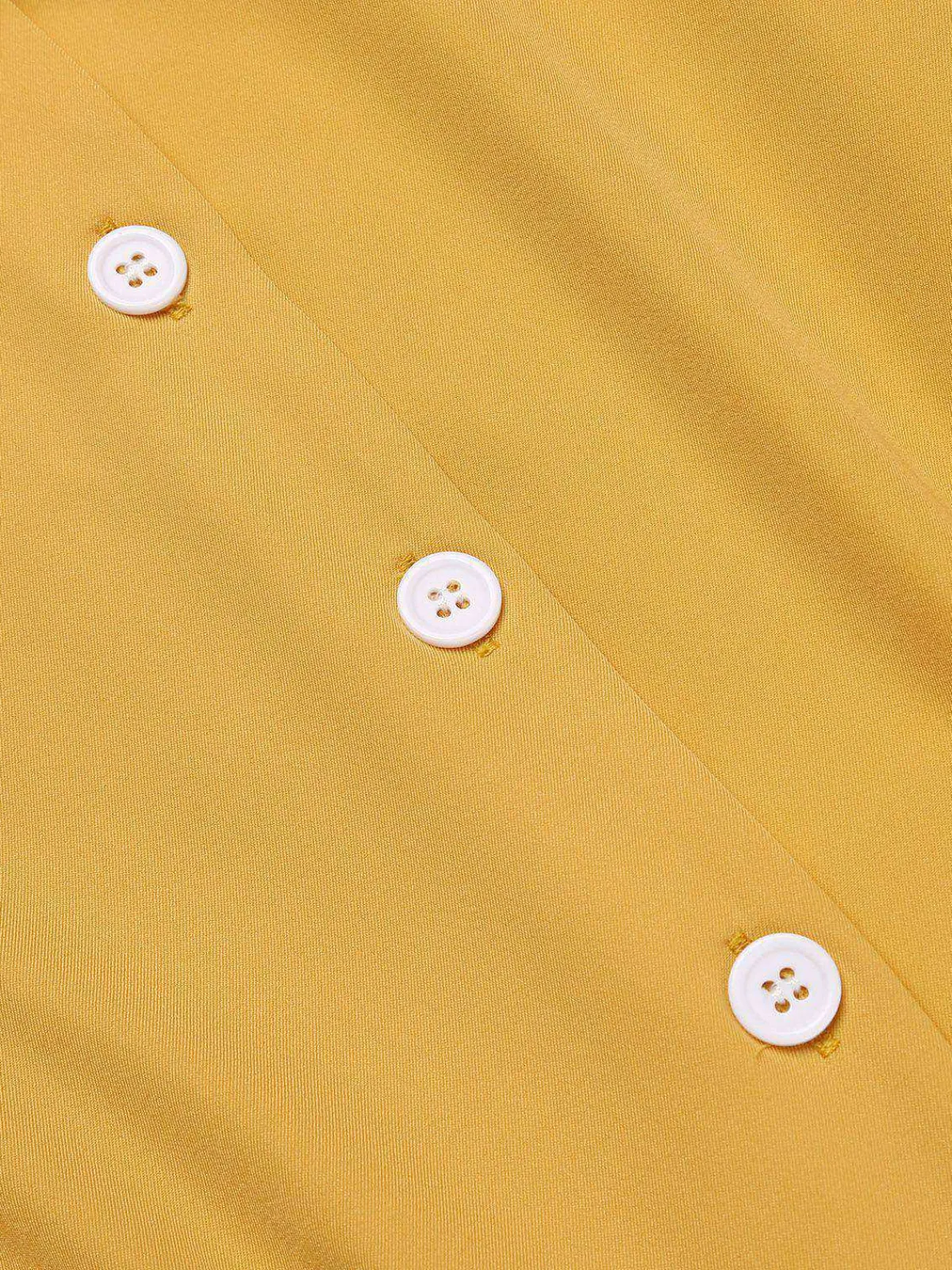 Online Retro Stage 1950s Bow Solid Blouse Top Yellow