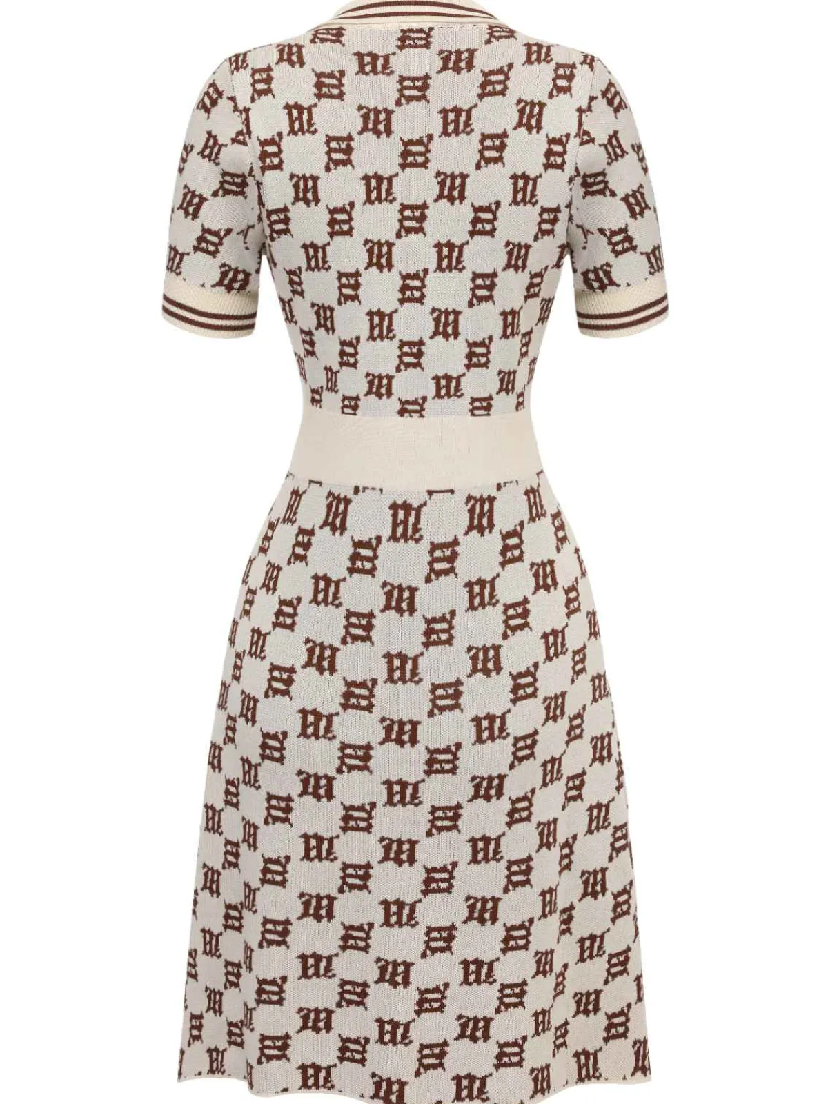 Clearance Retro Stage 1940s Lapel Plaid Buttoned Dress Yellow