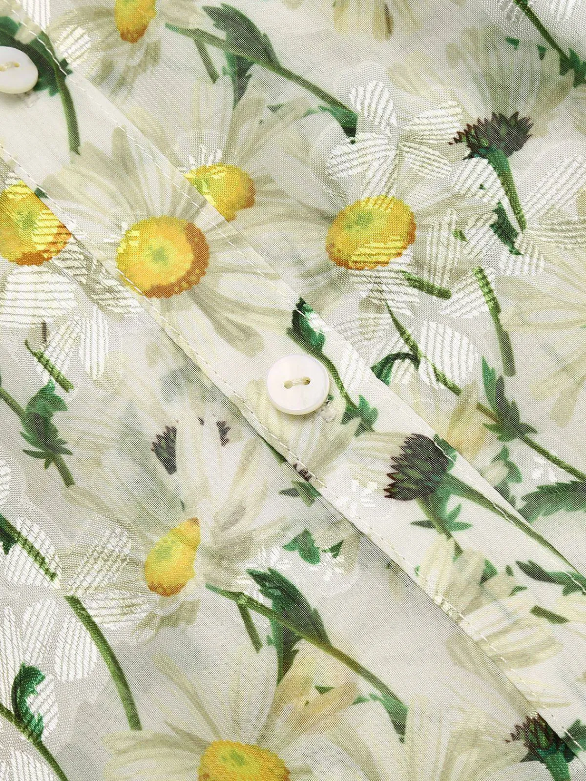 Outlet Retro Stage Yellow 1950s Romper & White Floral Skirt Yellow & White