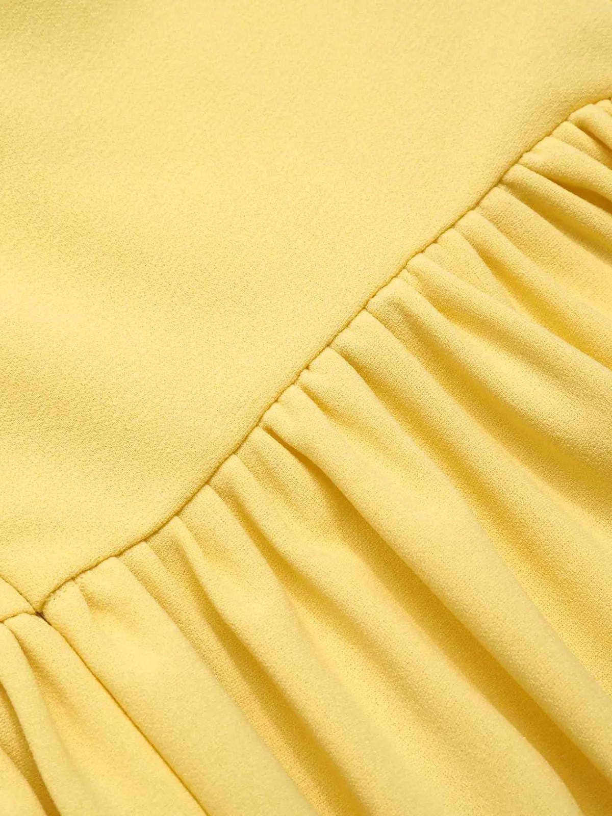Hot Retro Stage 1940s Solid Corset Spaghetti Straps Dress Yellow